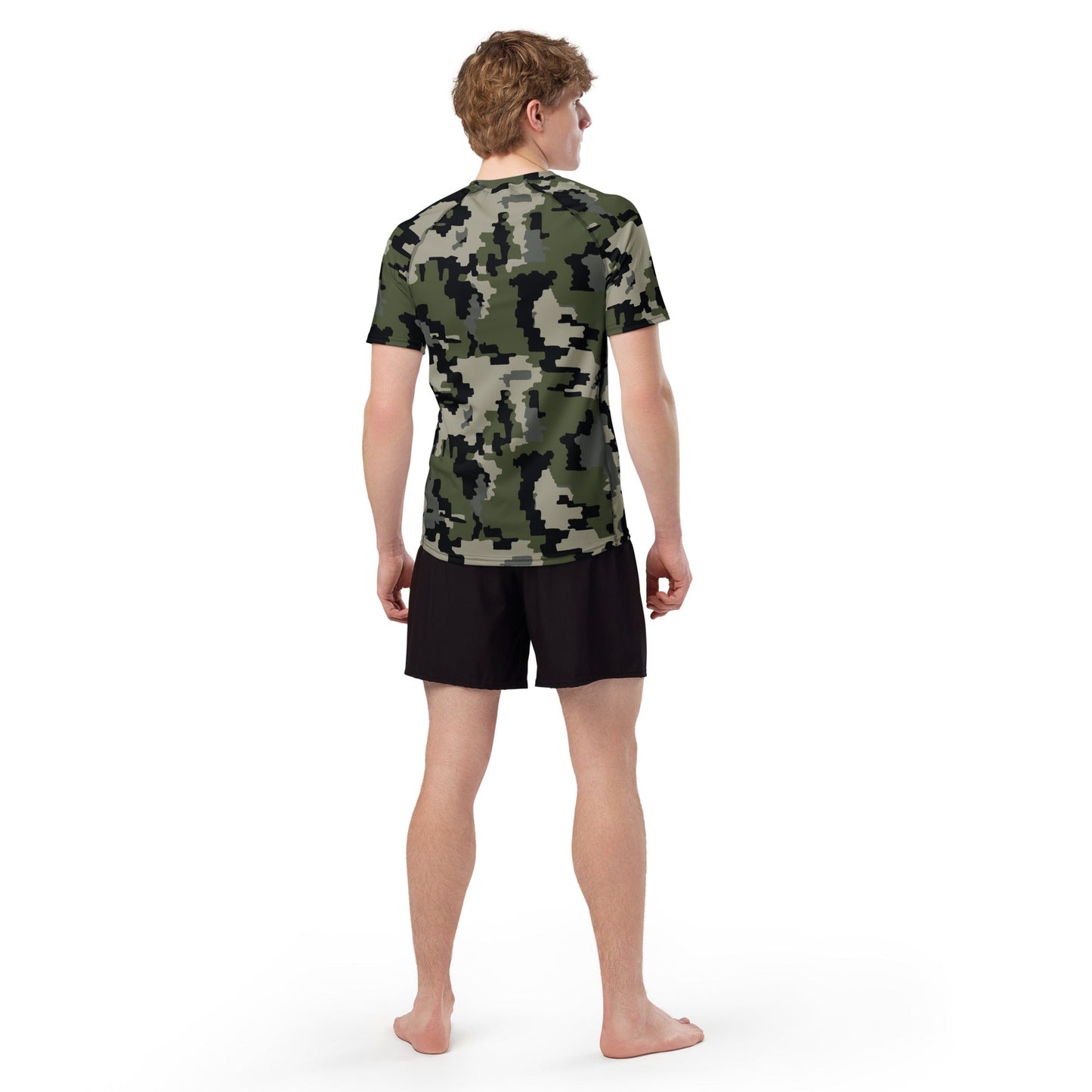 Alpine Invader CAMO Mens Short-Sleeve Rash Guard