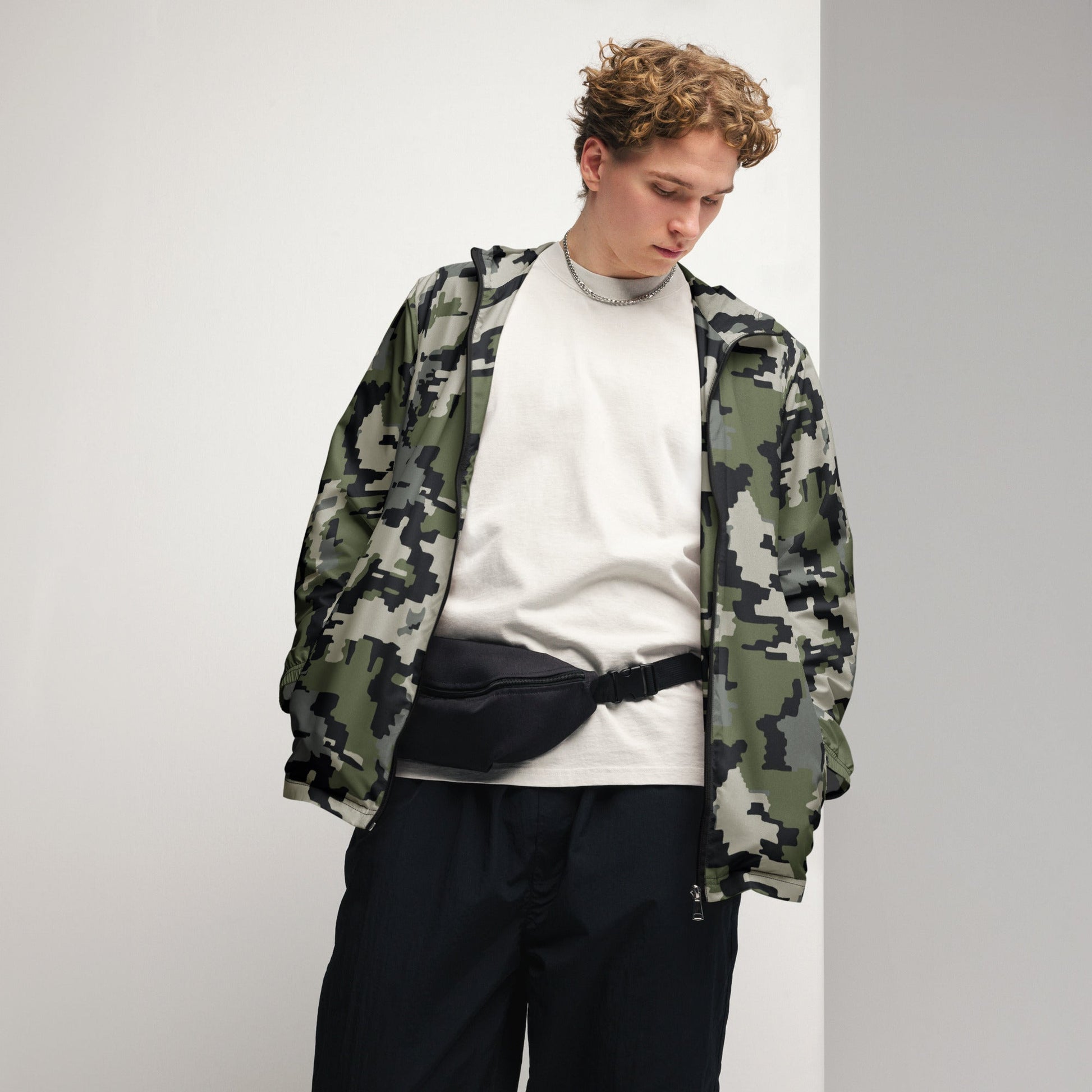 Alpine Invader CAMO Mens windbreaker - Windbreakers