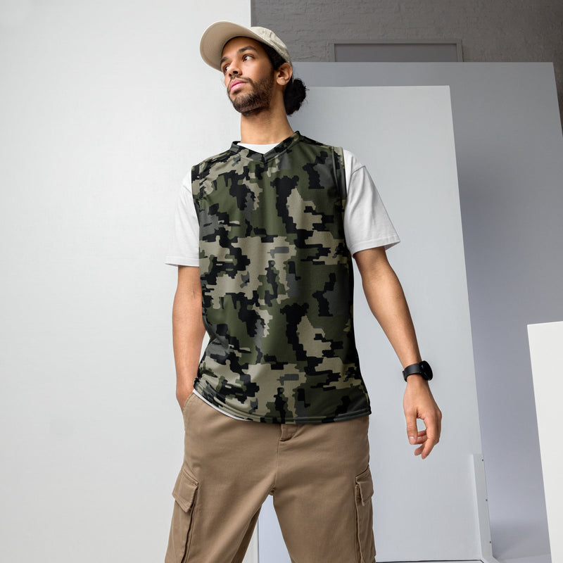 Alpine Invader CAMO Unisex Basketball Jersey - 2XS