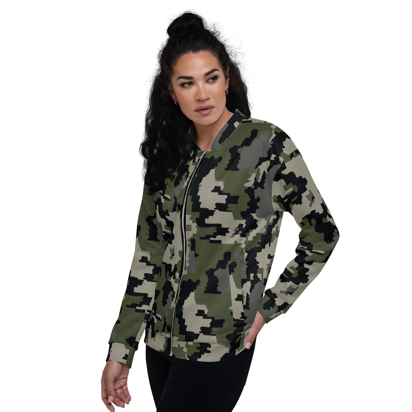 Alpine Invader CAMO Unisex Bomber Jacket