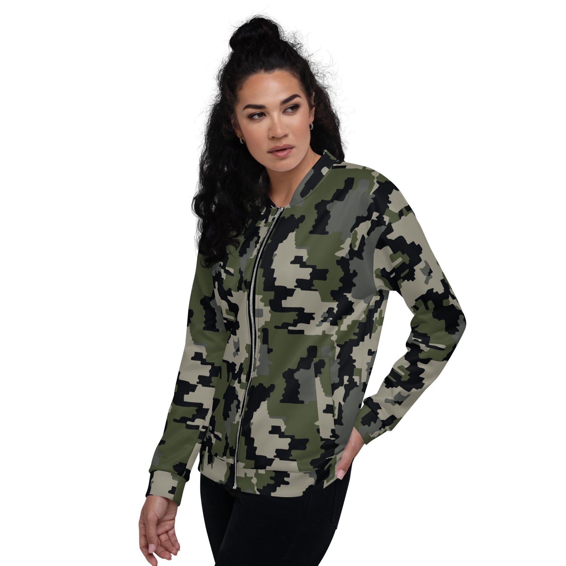 Alpine Invader CAMO Unisex Bomber Jacket
