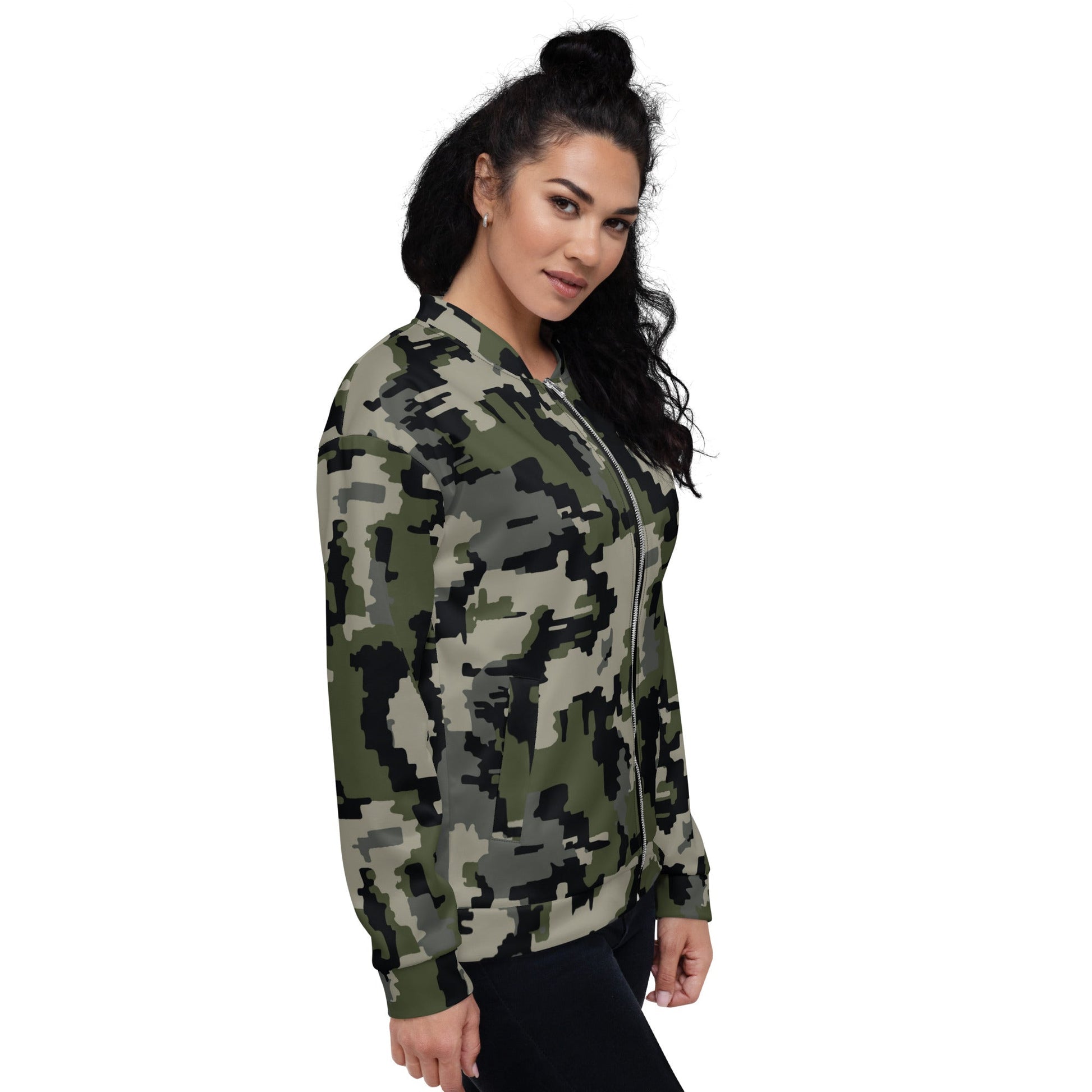 Alpine Invader CAMO Unisex Bomber Jacket