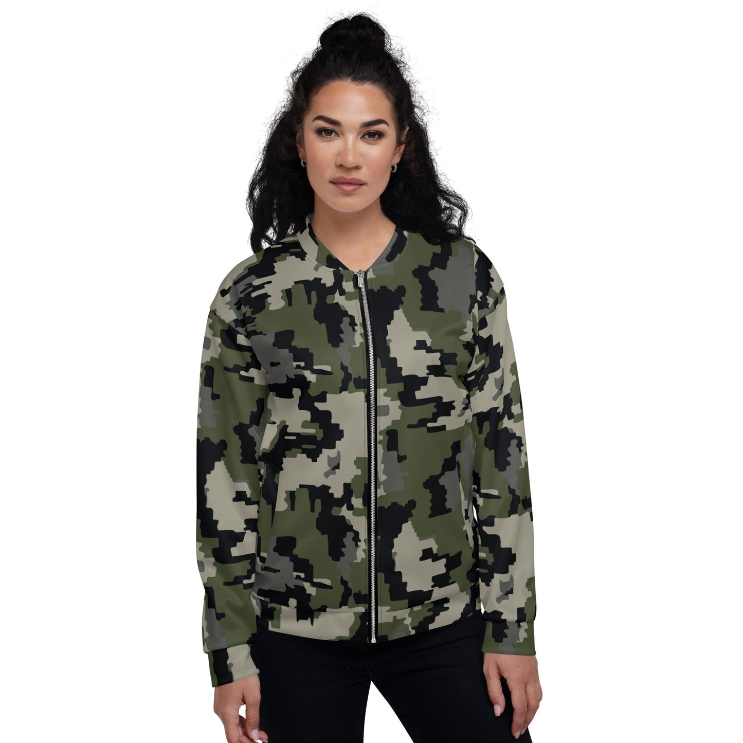Alpine Invader CAMO Unisex Bomber Jacket