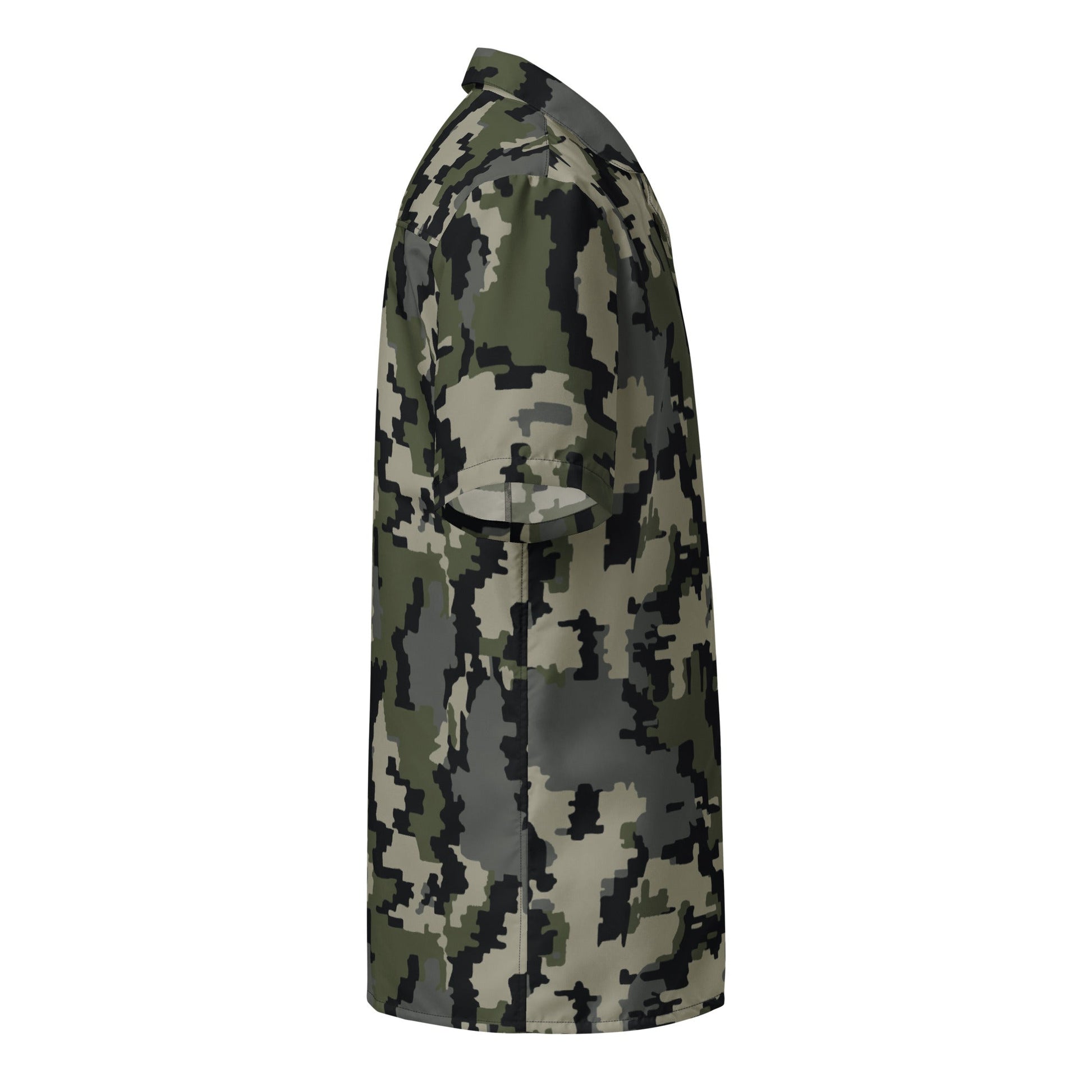 Alpine Invader CAMO Unisex Short-Sleeve Button Shirt