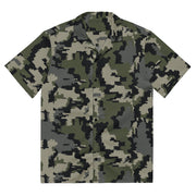 Alpine Invader CAMO Unisex Short-Sleeve Button Shirt - 2XS - Button-Up