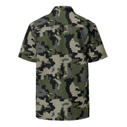 Alpine Invader CAMO Unisex Short-Sleeve Button Shirt - Button-Up