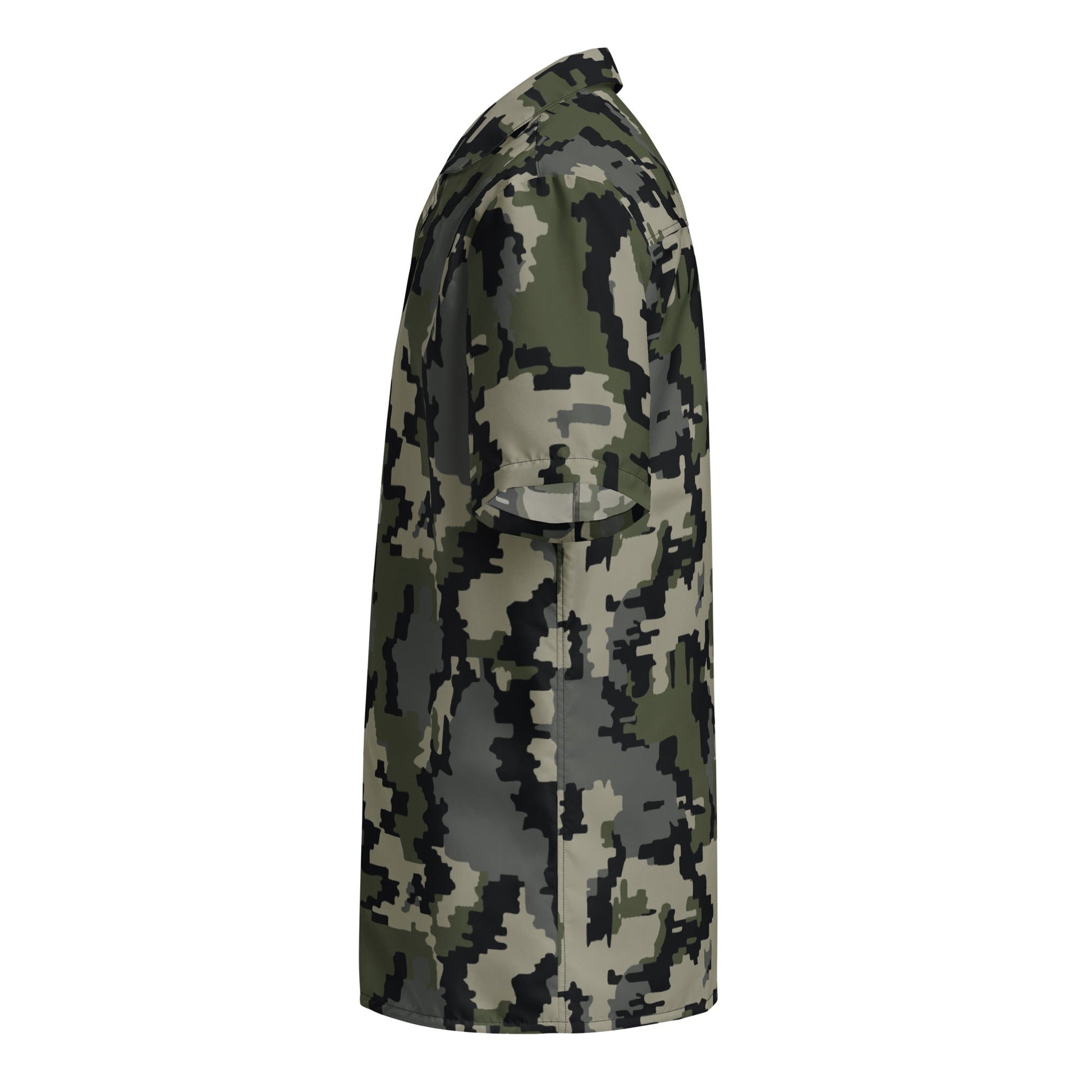 Alpine Invader CAMO Unisex Short-Sleeve Button Shirt