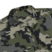 Alpine Invader CAMO Unisex Short-Sleeve Button Shirt - Button-Up