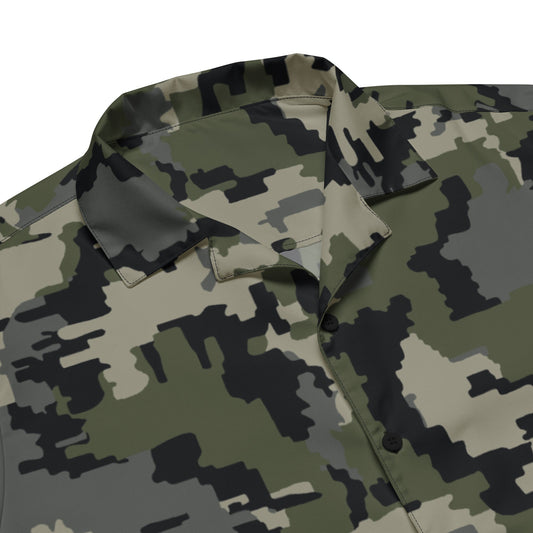 Alpine Invader CAMO Unisex button shirt - Button Shirts