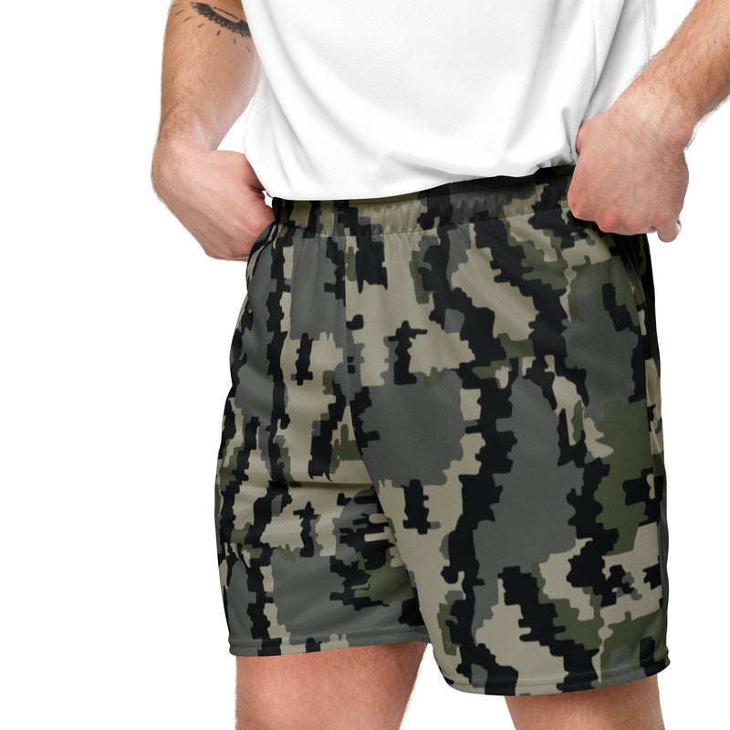 Alpine Invader CAMO Unisex Mesh Shorts