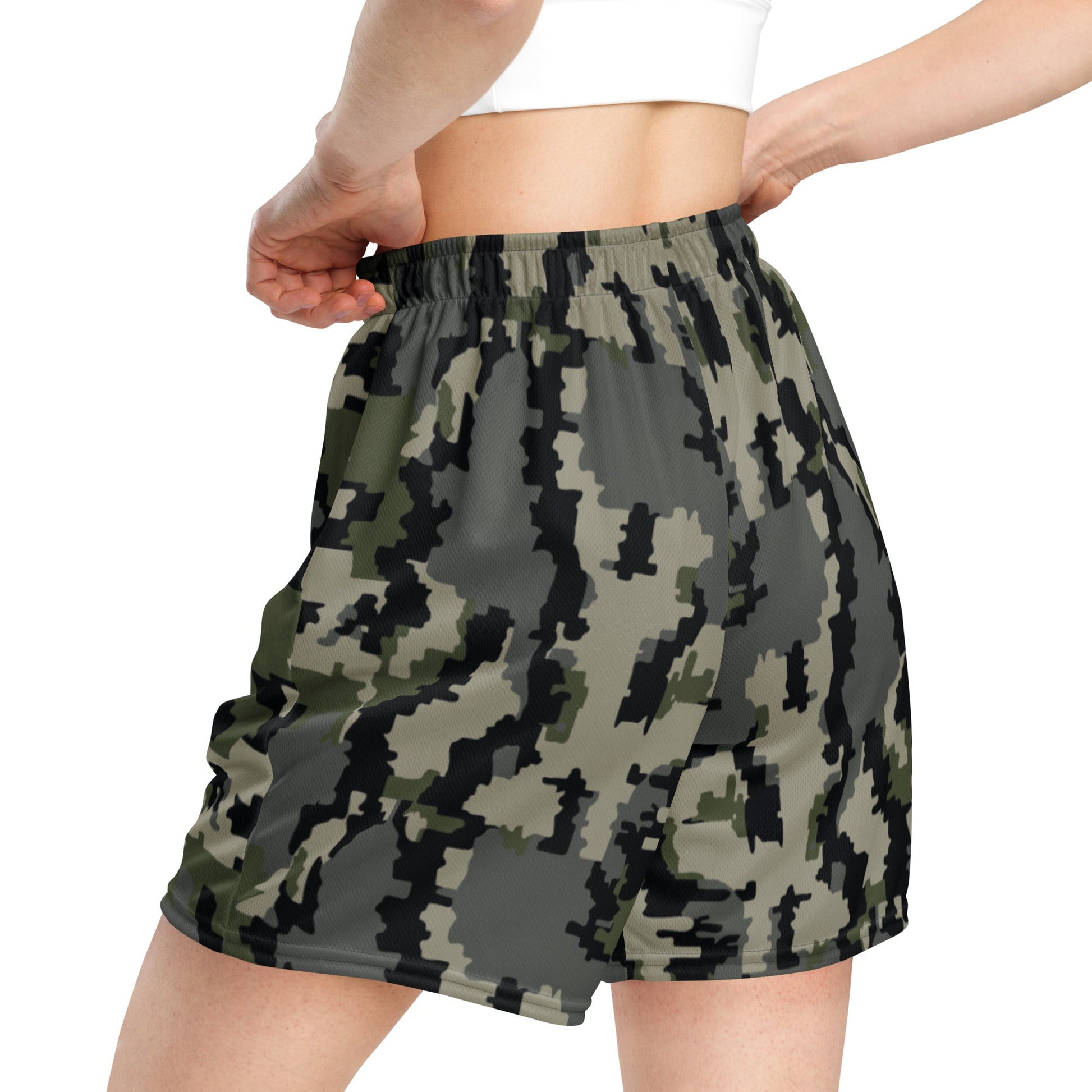 Alpine Invader CAMO Unisex Mesh Shorts