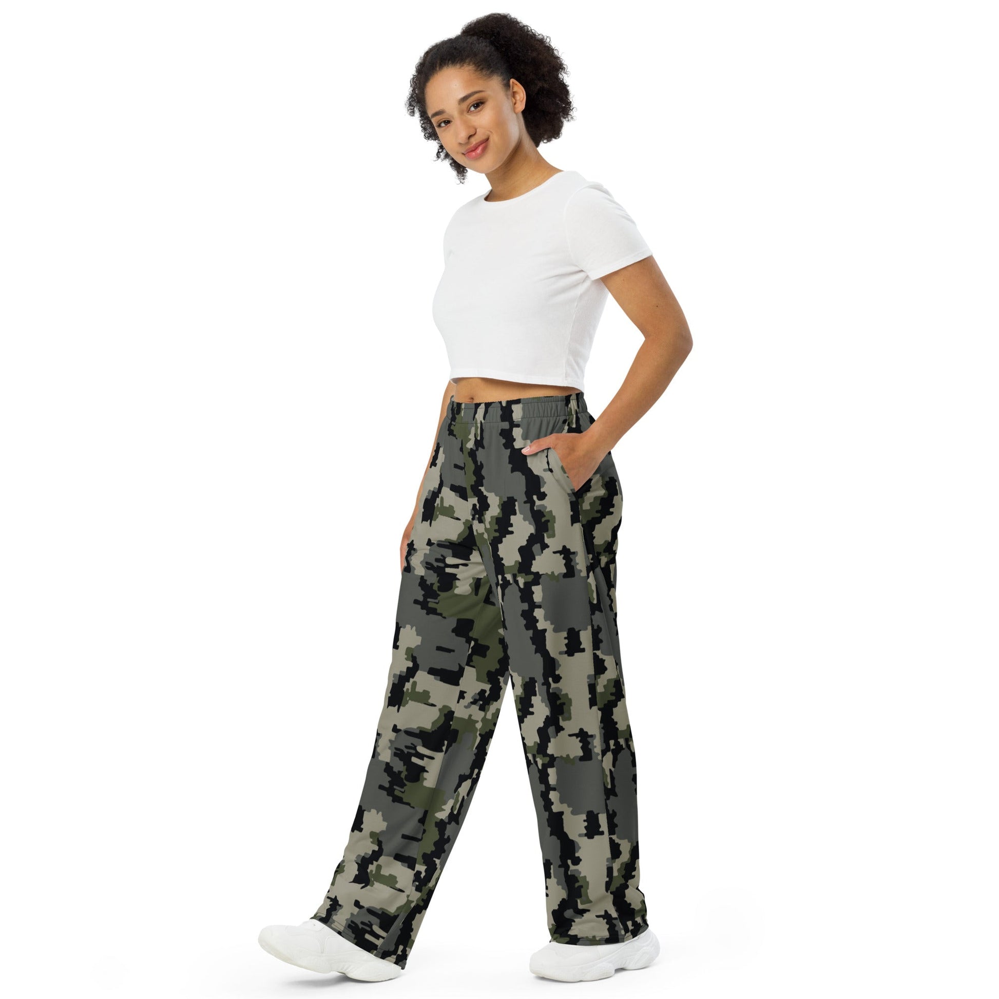 Alpine Invader CAMO Unisex Wide-Leg Leisure Pants