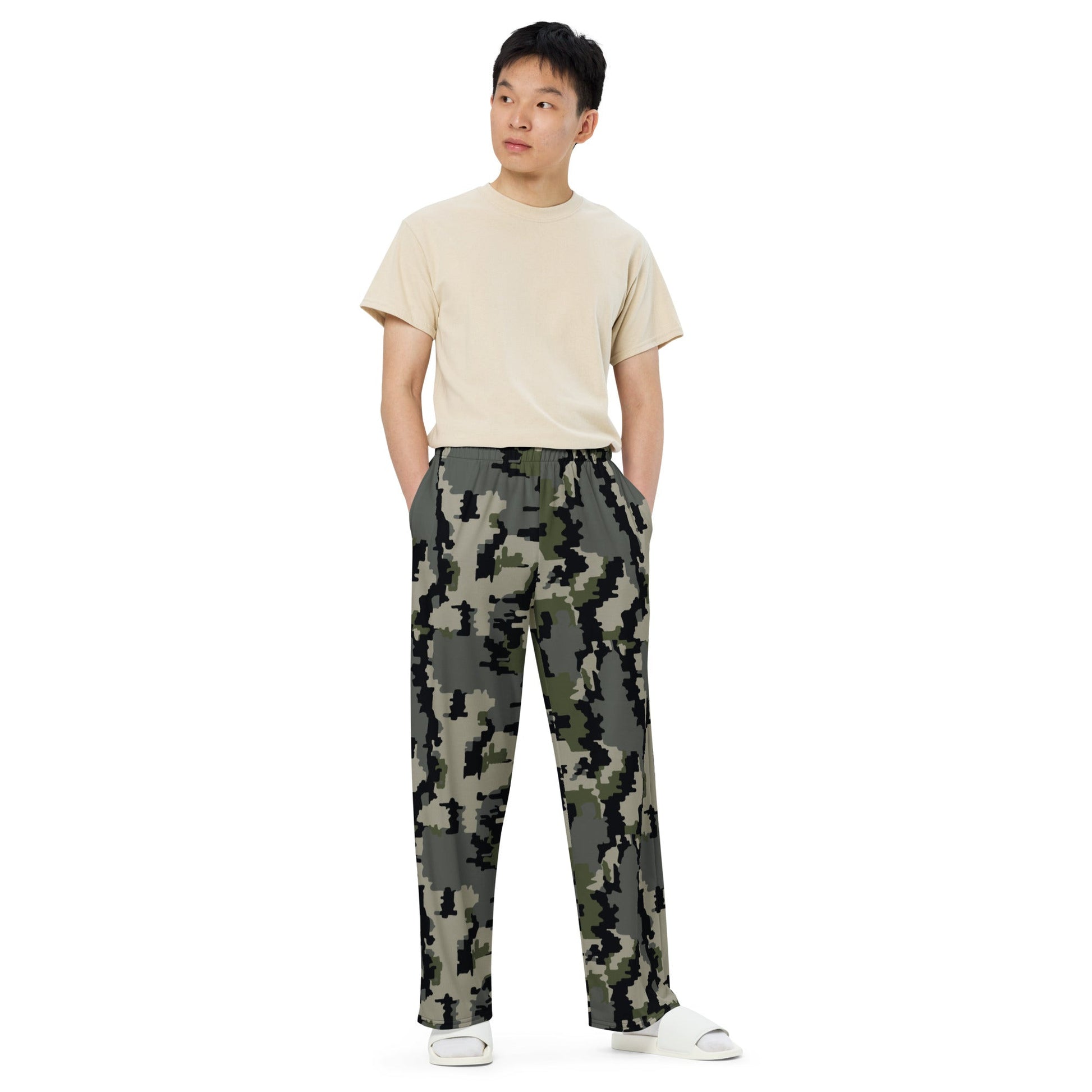 Alpine Invader CAMO Unisex Wide-Leg Leisure Pants
