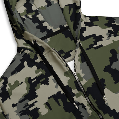 Alpine Invader CAMO Unisex Zip Hoodie