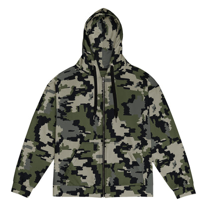 Alpine Invader CAMO Unisex Zip Hoodie - 2XS