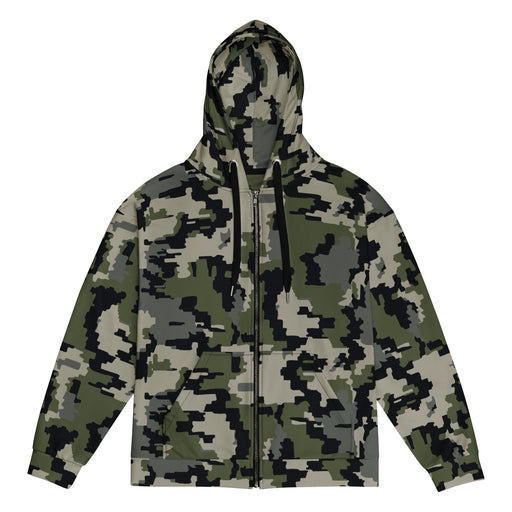 Alpine Invader CAMO Unisex Zip Hoodie - 2XS