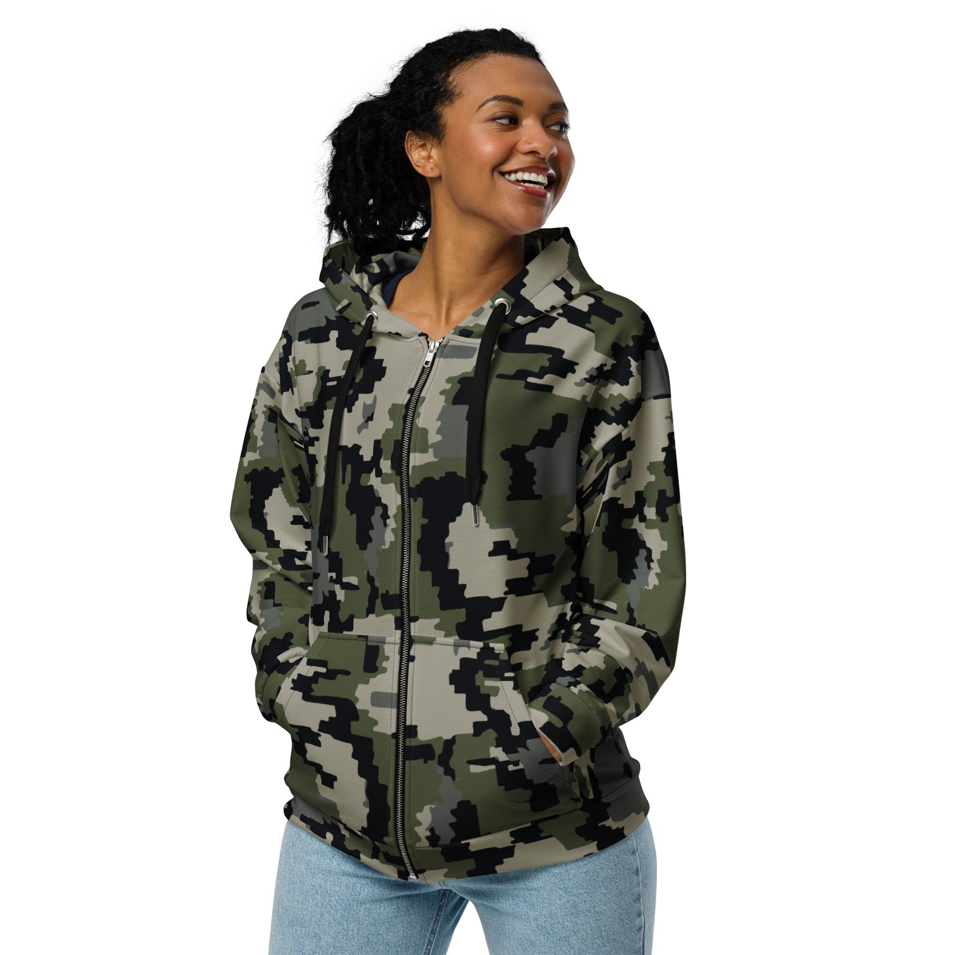 Alpine Invader CAMO Unisex Zip Hoodie