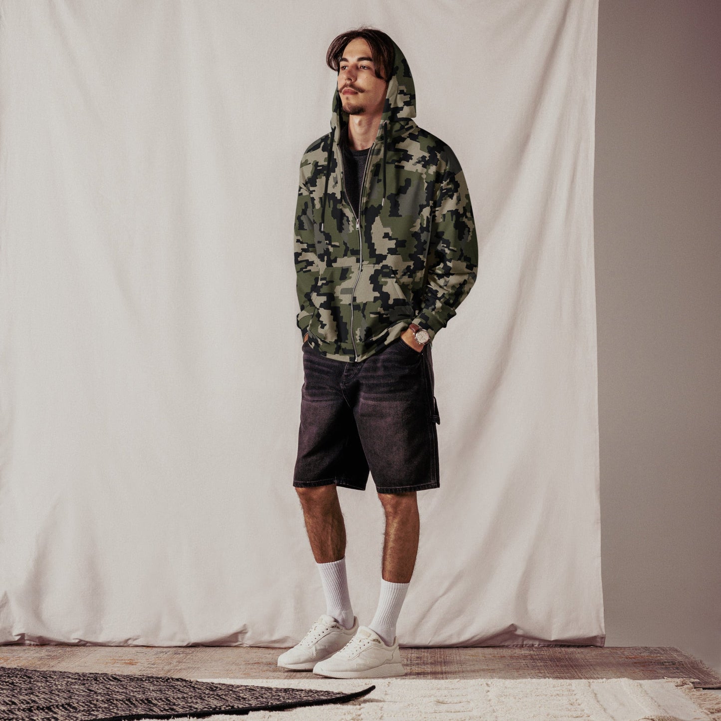 Alpine Invader CAMO Unisex Zip Hoodie