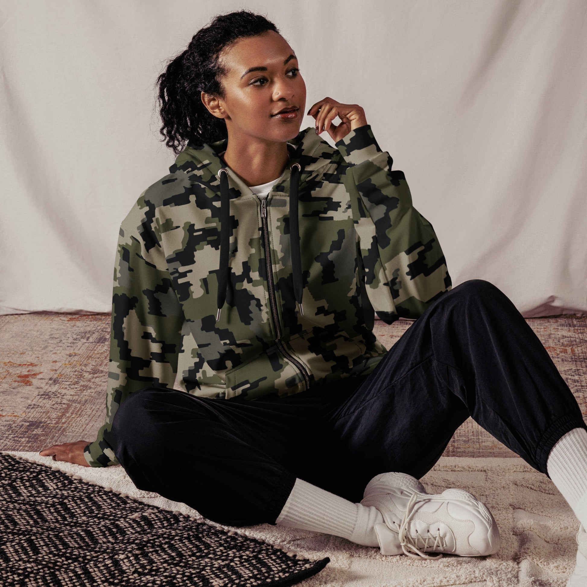 Alpine Invader CAMO Unisex Zip Hoodie