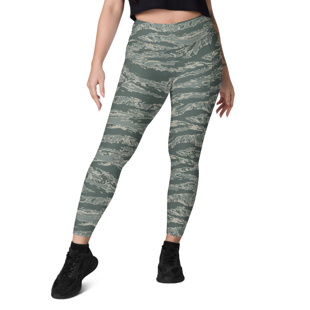 American Airman Battle Uniform (ABU) CAMO Leggings with pockets - Womens With Pockets