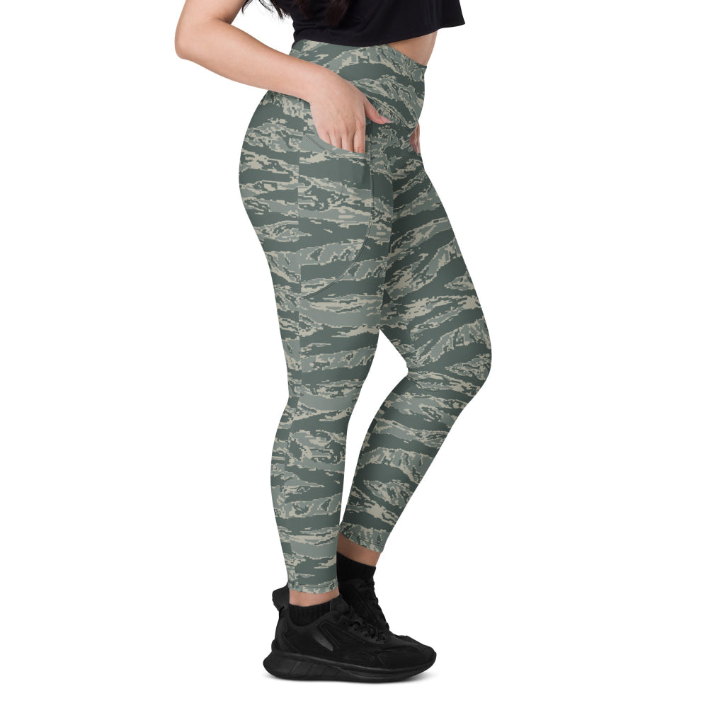 American Airman Battle Uniform (ABU) CAMO Leggings with pockets - Womens With Pockets