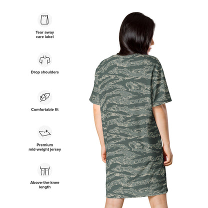 American Airman Battle Uniform (ABU) CAMO T-shirt dress - Womens T-Shirt Dress