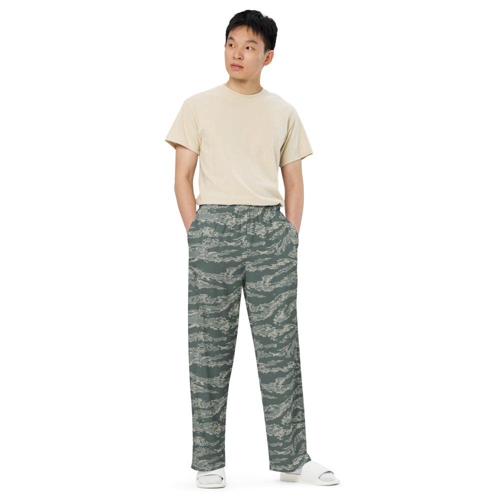 American Airman Battle Uniform (ABU) CAMO unisex wide-leg pants - Unisex Wide-Leg Pants