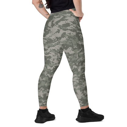 American Army Combat Uniform (ACU) CAMO Leggings with pockets - 2XS - Womens With Pockets