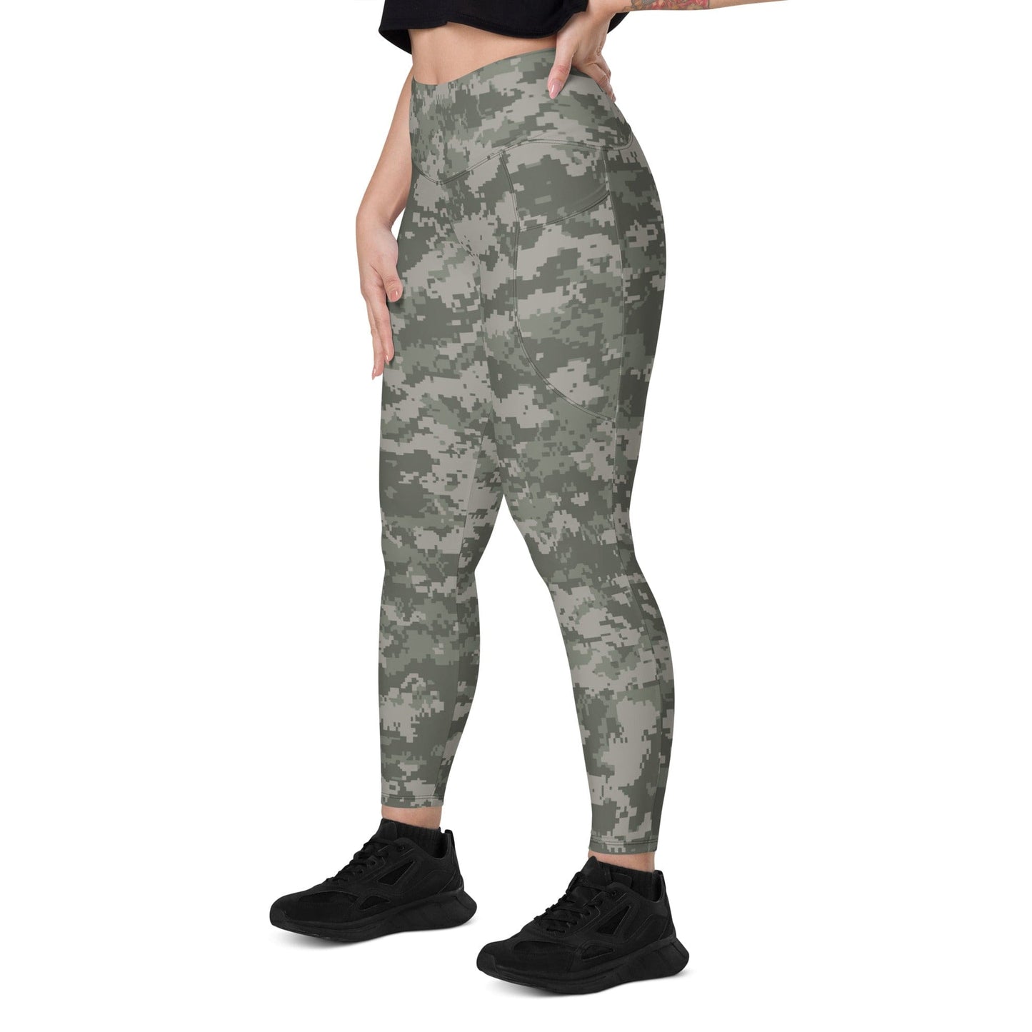 American Army Combat Uniform (ACU) CAMO Leggings with pockets - Womens With Pockets