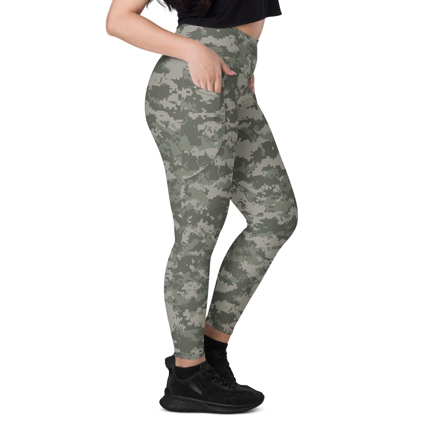 American Army Combat Uniform (ACU) CAMO Leggings with pockets - Womens With Pockets