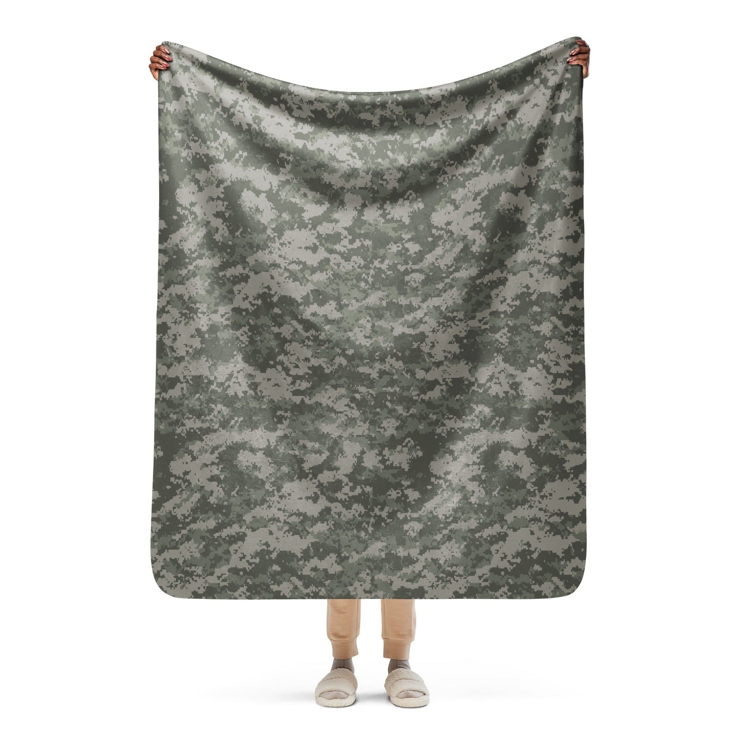 American Army Combat Uniform (ACU) CAMO Sherpa blanket - 50″×60″ - Blanket