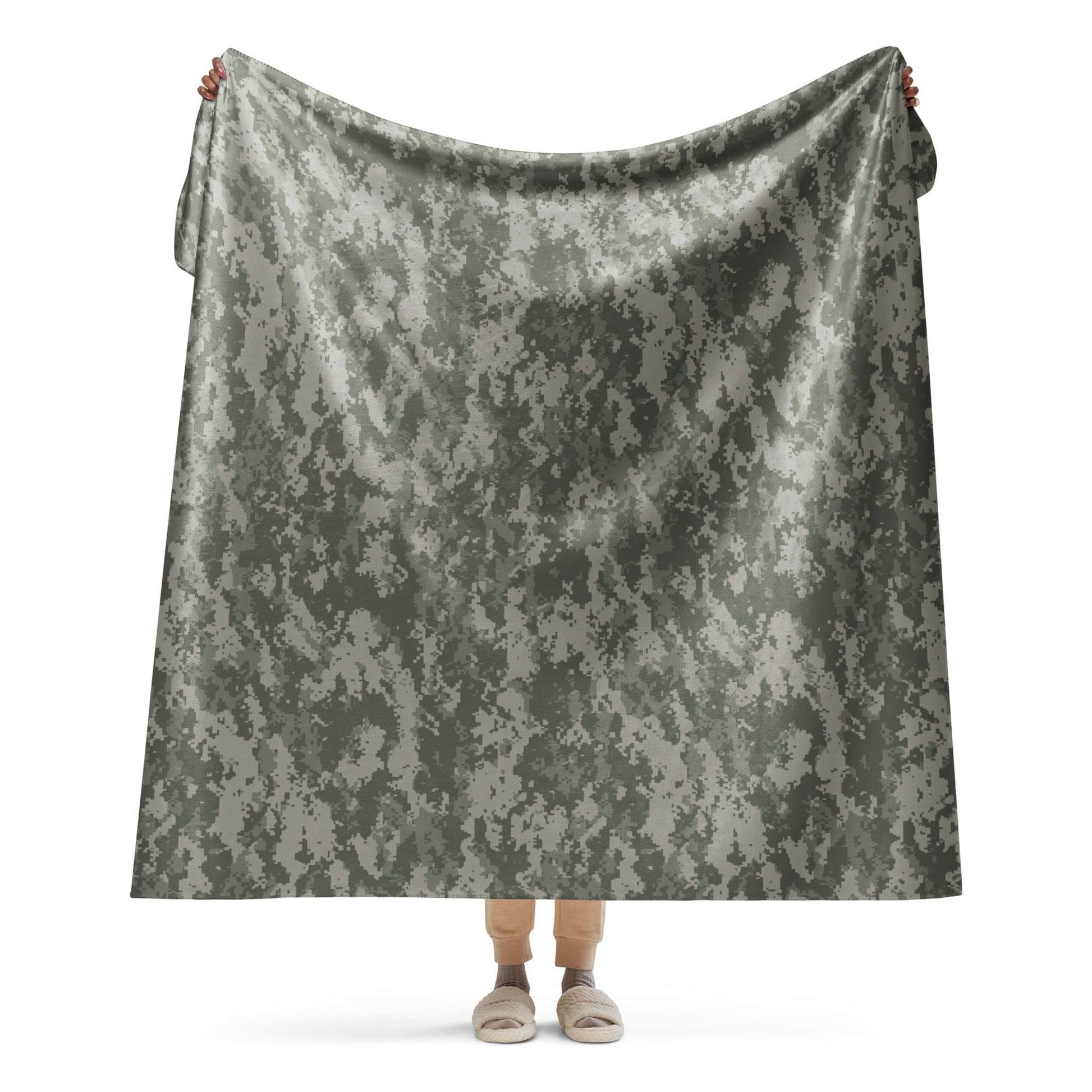 American Army Combat Uniform (ACU) CAMO Sherpa blanket - 60″×80″ - Blanket