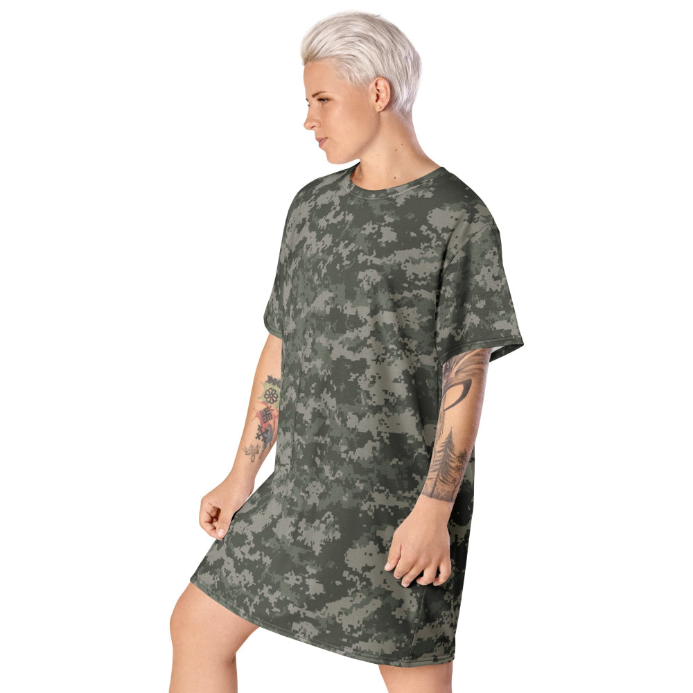 American Army Combat Uniform (ACU) CAMO T-shirt dress - Womens T-Shirt Dress