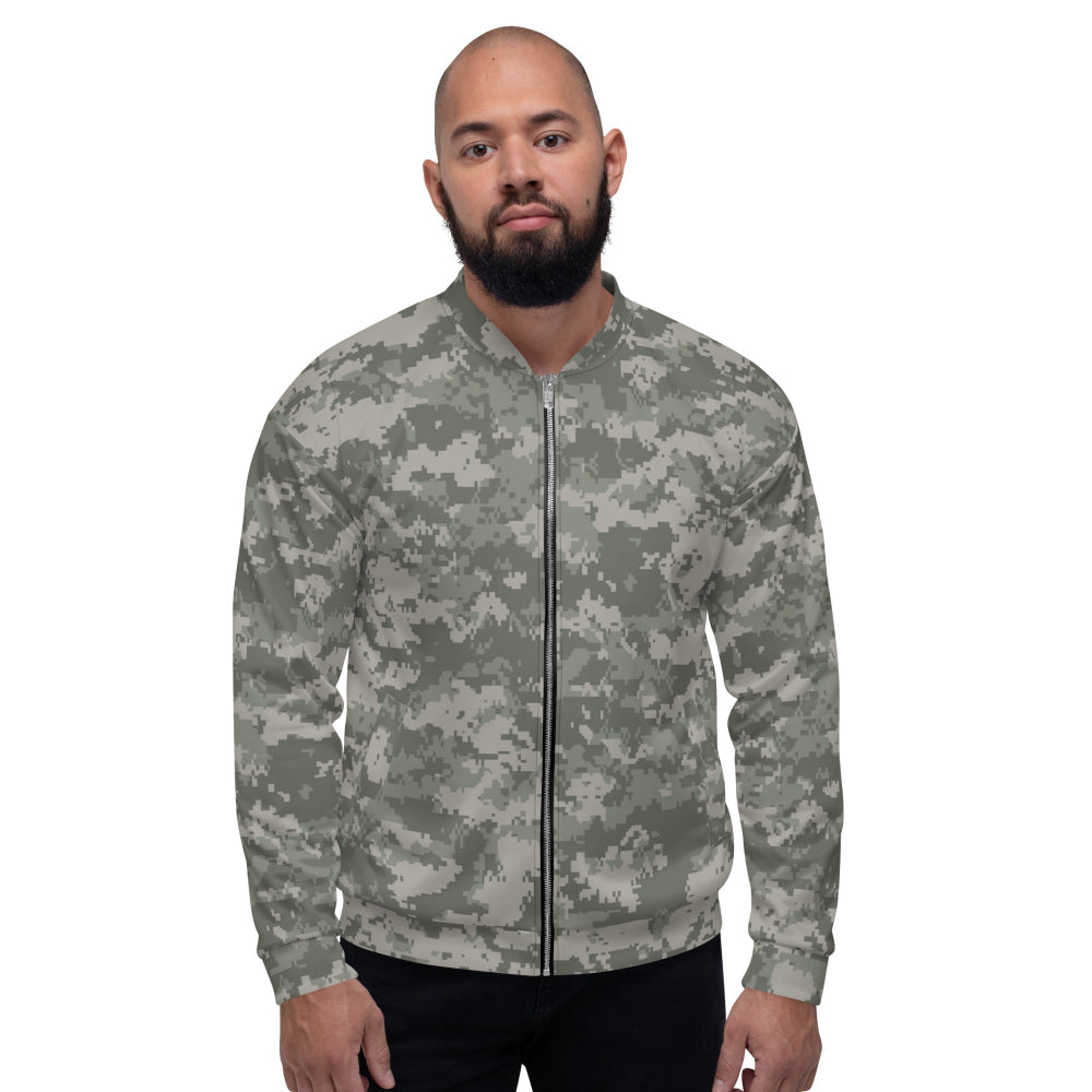 American Army Combat Uniform (ACU) CAMO Unisex Bomber Jacket