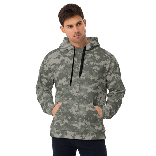 American Army Combat Uniform (ACU) CAMO Unisex Hoodie - 2XS