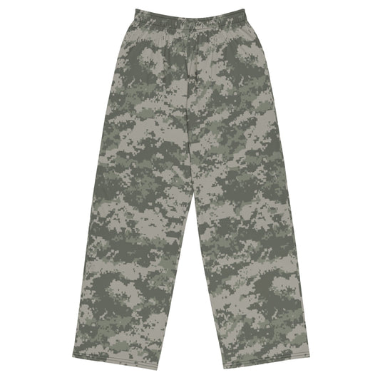 American Army Combat Uniform (ACU) CAMO unisex wide-leg pants - 2XS - Unisex Wide-Leg Pants