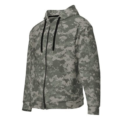 American Army Combat Uniform (ACU) CAMO Unisex zip hoodie - Zip Hoodie