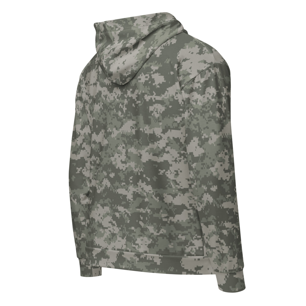 American Army Combat Uniform (ACU) CAMO Unisex zip hoodie - Zip Hoodie