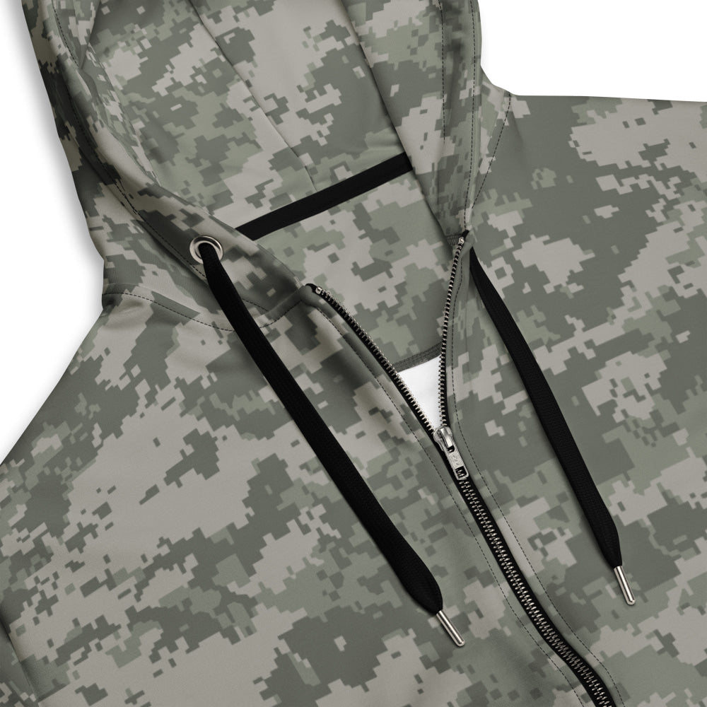 American Army Combat Uniform (ACU) CAMO Unisex zip hoodie - Zip Hoodie