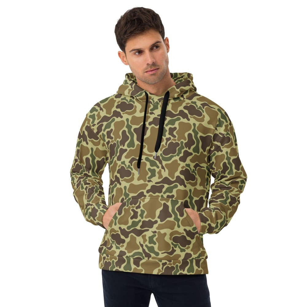 CAMO HQ - American Beo Gam Duck Hunter CIDG CAMO Unisex Hoodie