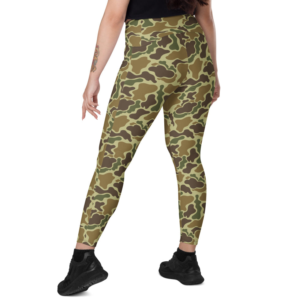 American Beo Gam Duck Hunter CIDG CAMO Leggings with pockets - Womens With Pockets