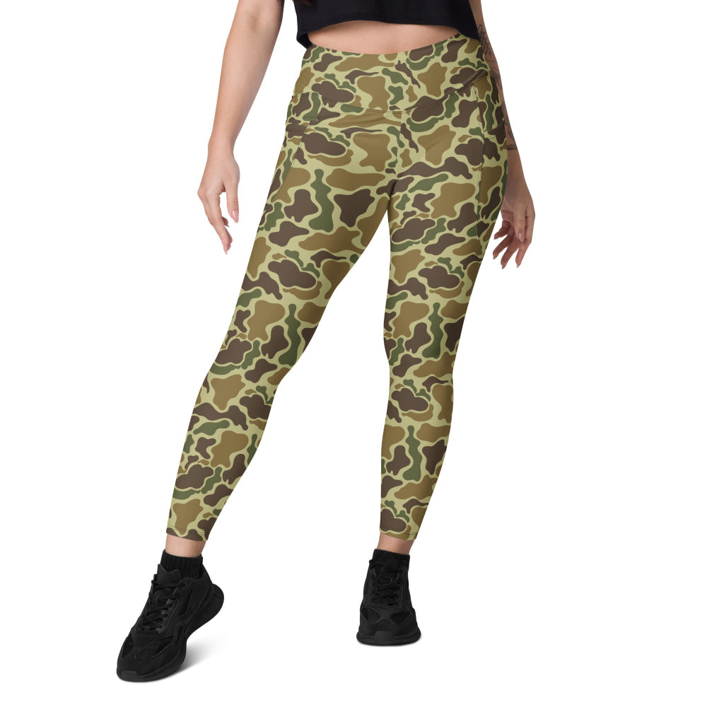 American Beo Gam Duck Hunter CIDG CAMO Leggings with pockets - Womens With Pockets