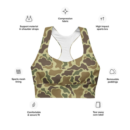 American Duck Hunter CAMO Longline sports bra - Womens Sports Bra