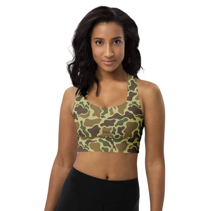 American Duck Hunter CAMO Longline sports bra - Womens Sports Bra