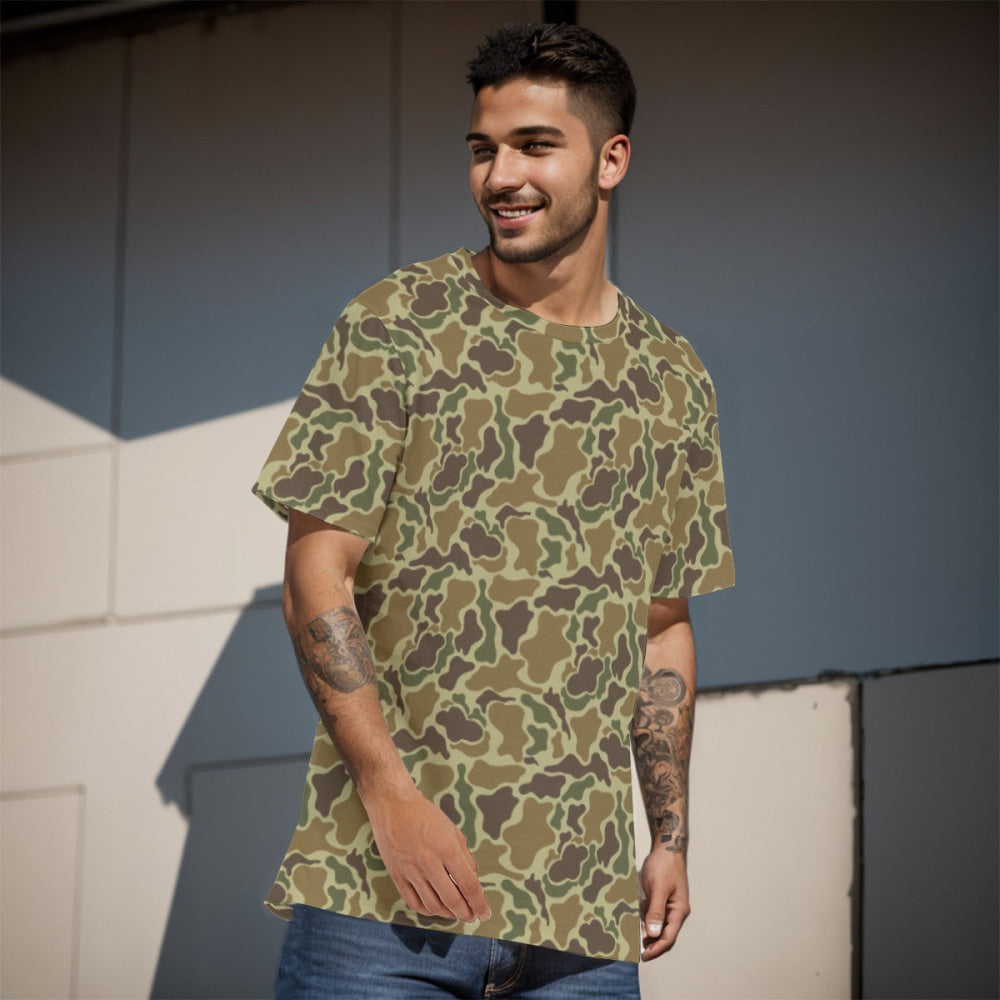 American Duck Hunter CAMO Men’s 100% Cotton T-Shirt - Mens