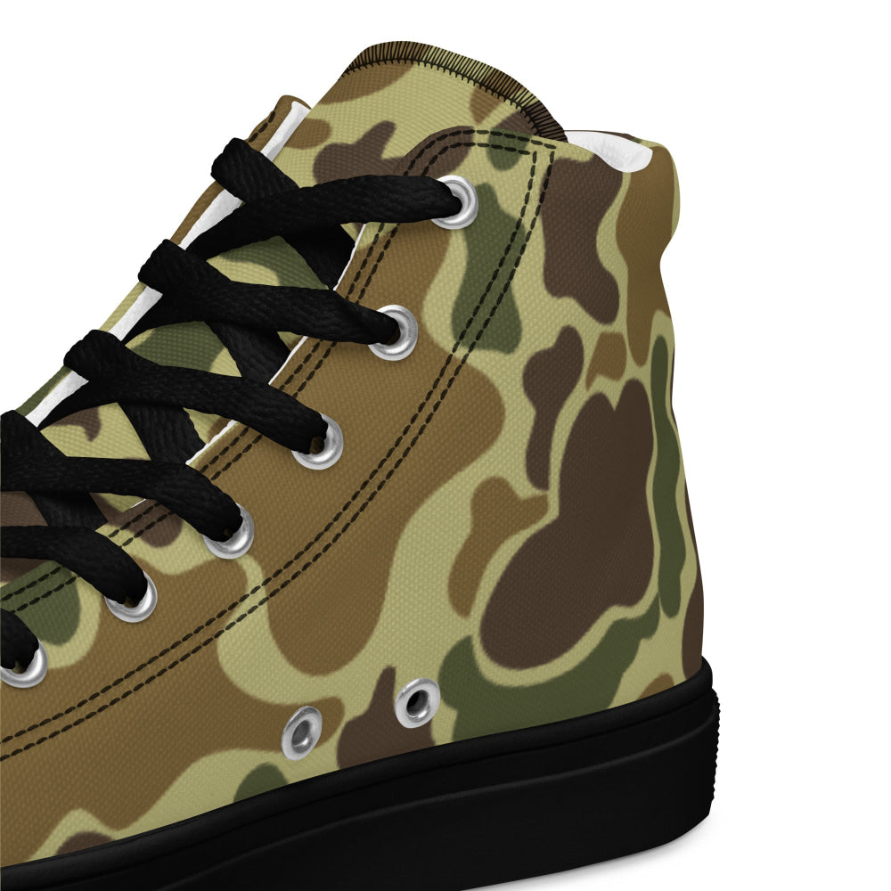 American Duck Hunter CAMO Men’s high top canvas shoes - Mens High Top Canvas Shoes