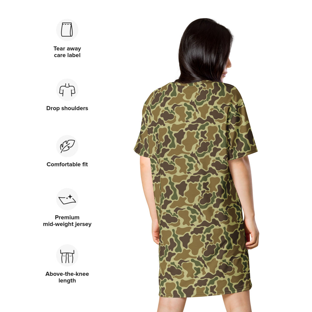 American Duck Hunter CAMO T-shirt dress - Womens T-Shirt Dress