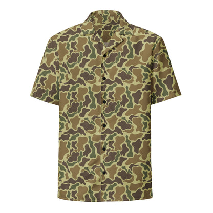 American Beo Gam Duck Hunter CIDG CAMO Unisex button shirt - 2XS - Button Shirt