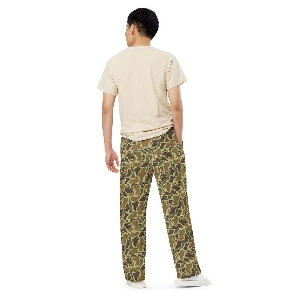 American Duck Hunter CAMO unisex wide-leg pants - Unisex Wide-Leg Pants