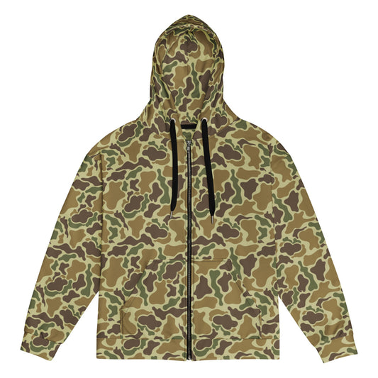 American Duck Hunter CAMO Unisex zip hoodie - 2XS - Zip Hoodie